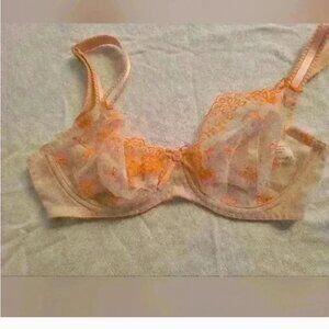 Freya Siren Plunge Balcony Bra 28DDD NWT – Underwire, Lace Embroidery